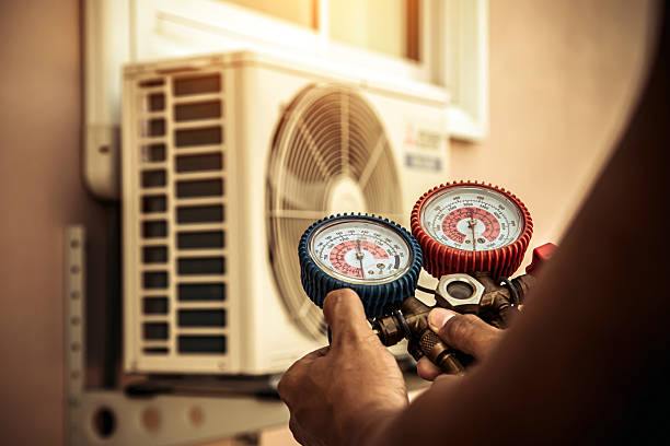 Professional Hvac technician working in The Villages, FL